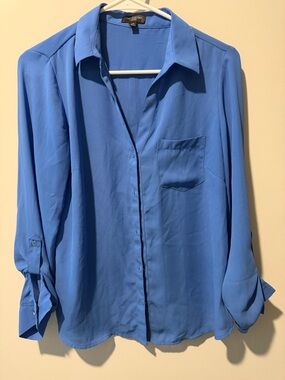 The Limited Cornflower Blue Button-Down Shirt